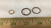 10k Baby Rings and Marked Solid Gold Rings (2)