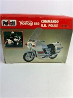 Vintage Polistil Diecast Police Motorcycle MIB