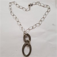 $300 Silver 14.37G 16" Necklace