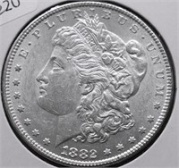 1882 CHOICE BU MORGAN DOLLAR