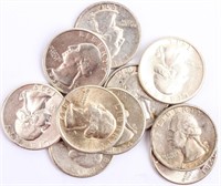 Coin 10 AU 1930's Washington Quarters