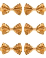 Sequin Bow Ties for Men - Pre-tied Adjustable Leng