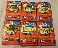 6 Packs of 1988 Donruss Baseball Cards