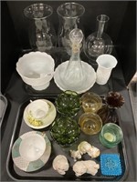 Fine Bone China, Depression Glass, Milk Glass,