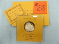 1974 "Mother's Day" 1 oz. .999 Silver Medal