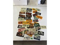 Assorted Mini Bicycle License Plates