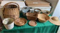 Assortment Of Wicker Baskets