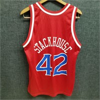Jerry Stackhouse,Sixers,Champion Jersey, Size 40
