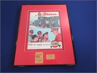 1960 Milwaukee Braves Scorecard, Ticket &