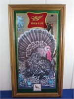 *25.5" x 14.5" Miller Turkey Mirror