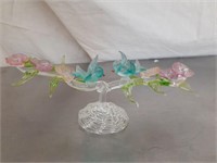 Glass flower and birds