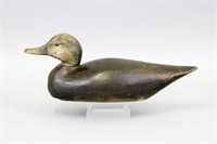 A. Elmer Crowell Black Duck Decoy, East Harwich,