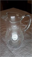 Crystal Water/Tea Pitcher