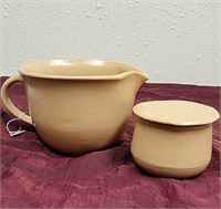 Clay City Pottery Bowl & Butter Dish
