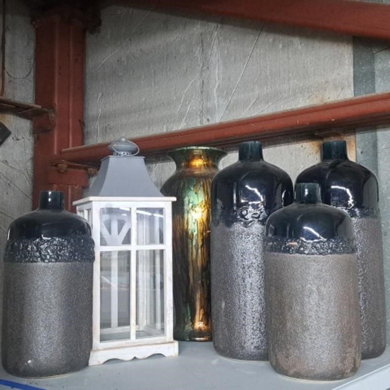 Lantern, Ceramic Vases