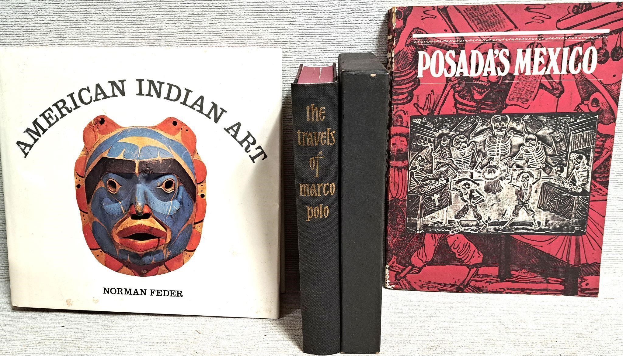 MARCO POLO BOOK AMERICAN INDIAN & POSADA'S MEXICO