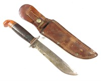 WESTERN BOULDER COLO 6" MILITARY KNIFE & SHEATH