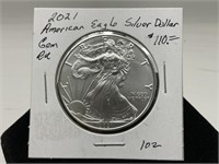 2021-P Silver Eagle Dollar