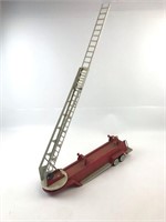 Vintage Metal Firetruck Ladder Trailer