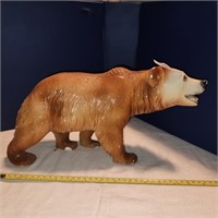 Vintage Chalkware Bear  chipped