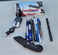 OFFICE ODDS LOT MOUSE PENS CUTTER