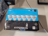 6pk Hyperikon 2700k MR 15 Bulb GU 5.3 Base