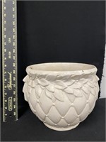 Vintage McCoy White Matte Planter