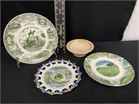 Group of Vintage Landmark Plates and Bowls