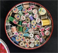 Group of Vintage Thread Spools