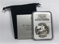 GREAT BRITAIN: 2013 Silver 5 Pound Proof NGC PF70