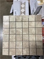 12" x 12" Earthstone Squares Mosaic Tile x 55 SF
