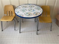 Vintage Child Table & Chairs
