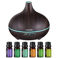 Victsing Diffuser with Oils, 500ml Essential Oils