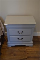 Pair of Grey chalk paint vtg night stands