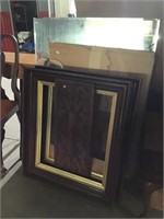 Vintage Picture Frames, Mirror Has Broken Corner