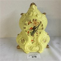 1978 Painted Ceramic Mold Clock