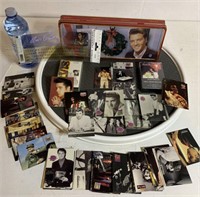 Elvis collector cards &tin