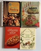 Four Vintage Cookbooks
