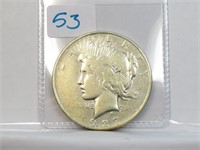 1927 D Silver Peace Dollar