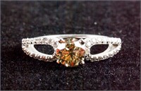 1.01ct Diamond & 0.42ct Diamond ring CRV $13750