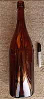 Tall Thick Brown Class Bottle