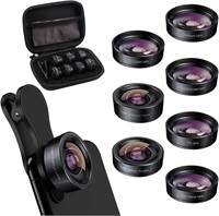 KEYWING Upgraded Phone Lens Kit 7in1 Kits Fisheye