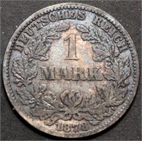 Germany Empire One Mark 1878