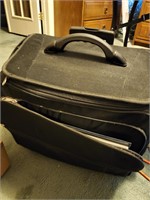 Rolling Craft Case Full of Scrapbooking Material