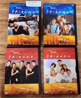 THE BEST OF FRIENDS VOLUMES 1-4 DVDs
