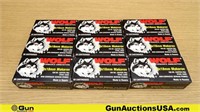 Wolf 9x18mm Makarov Ammo. Total Rds.- 436; 9x18mm