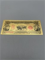 24K Gold Foil Buffalo Note
