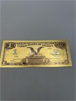 24K Gold Foil $1 Black Eagle Note