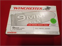 9mm Luger115 gr 200 rds