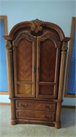 WOODEN CABINET 82" TALL X 42" X 24"